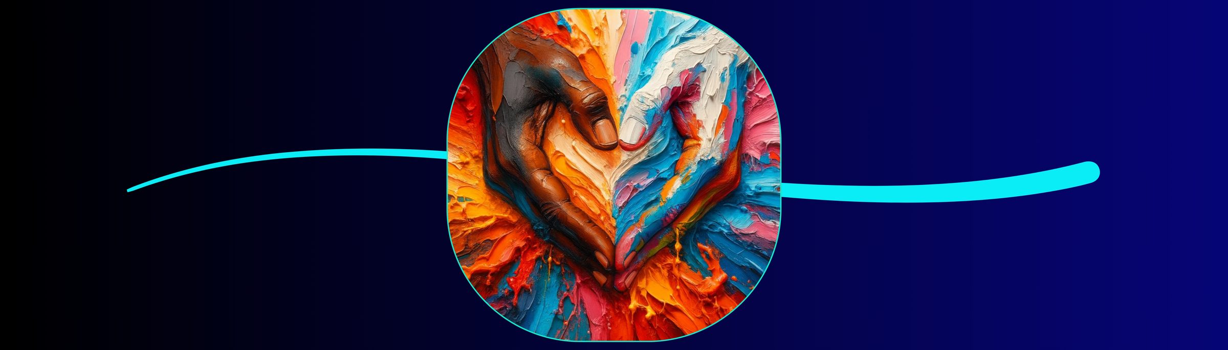 Hands forming heart - Connection across cultures