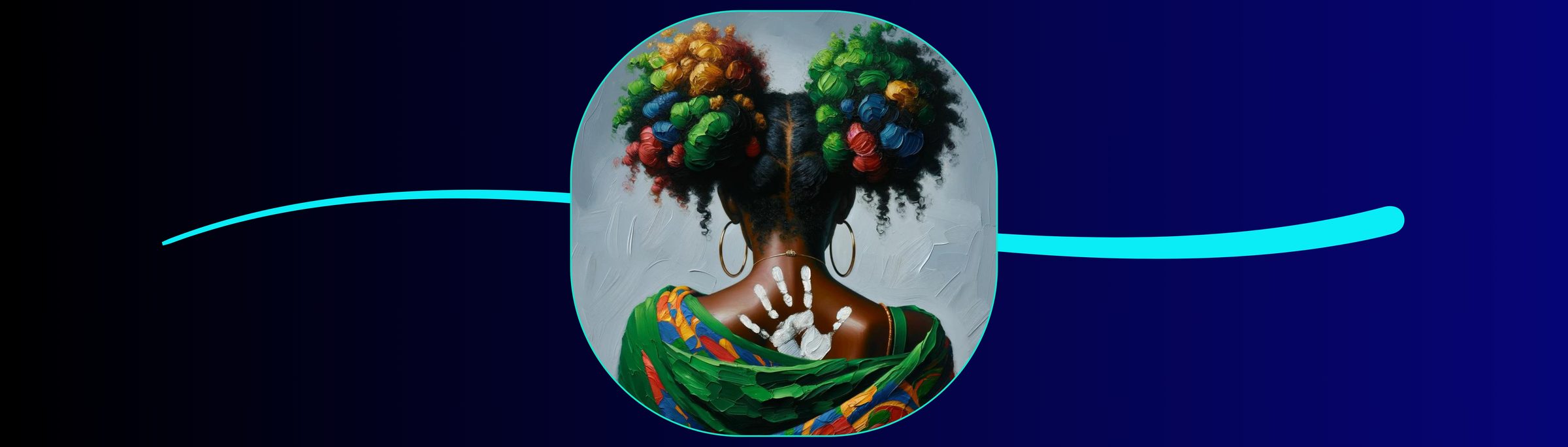 Woman with vibrant cultural heritage